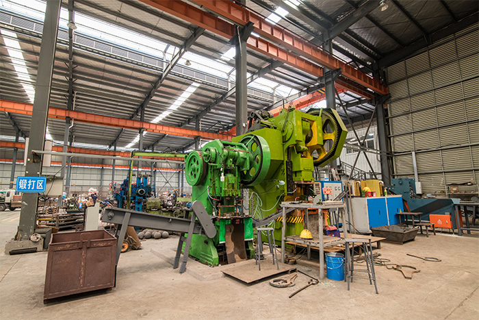 宜兴网架配件-锥头加工车间